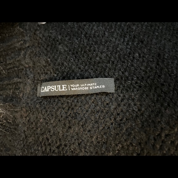 NWT Capsule Faux Fur Long Cardigan Sweater 16/18 - Picture 7 of 9